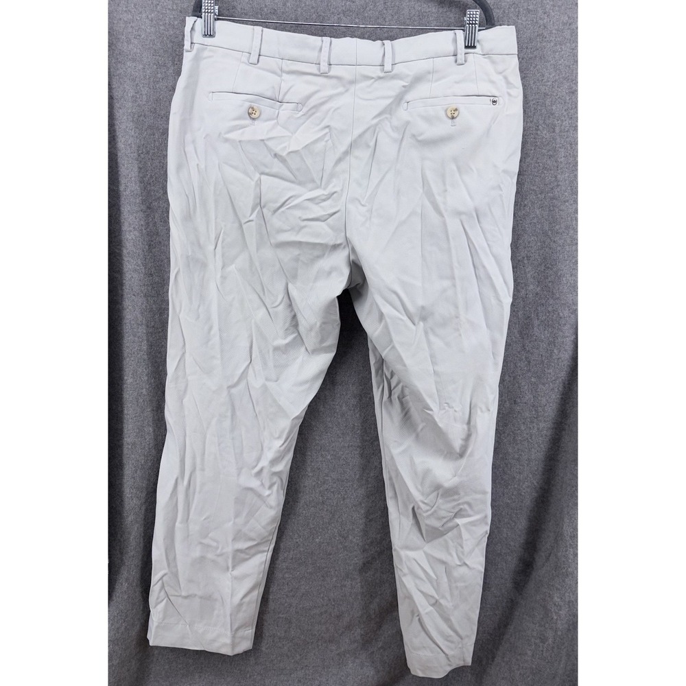 Peter Millar Golf Pants Men's 36x30 Gray Durham Stretch EB78 Crown Logo Wicking - Picture 5 of 7